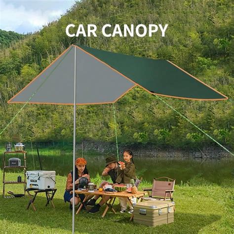 5x3m 4x3m 3x3m Awning Waterproof Tarp Tent Shade Ultralight Garden