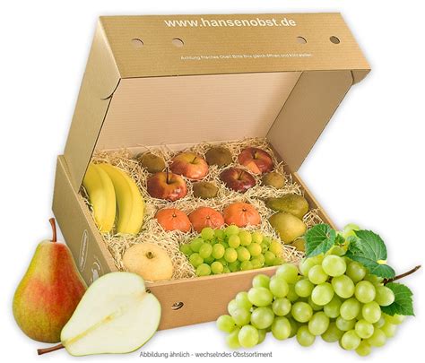 Mitarbeiter Obstbox Obst Am Arbeitsplatz Hansen Obst