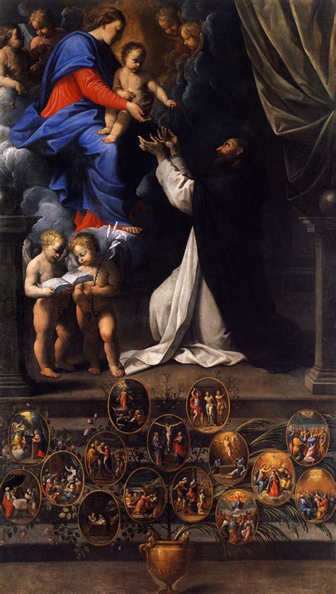 Rosary Madonna 1598 Guido Reni WikiArt Org