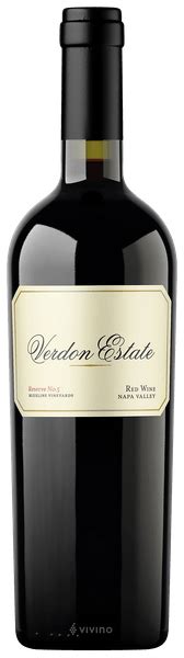 2017 Verdon Estate Reserve No5 Blueline Vineyards Proprietary Red Vivino Us