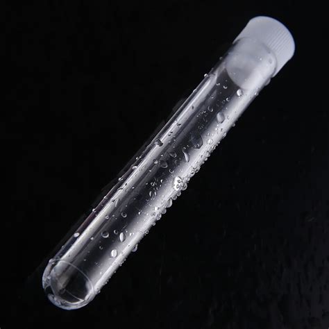 25Pcs Set 15x100mm Clear Vials Lab Test Tube Plast Grandado