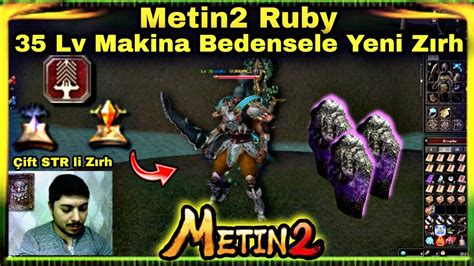 Metin2 70 L 35 Lv Makina Bedenselin Yeni Mükemmel Zırhı L Metin Avı L