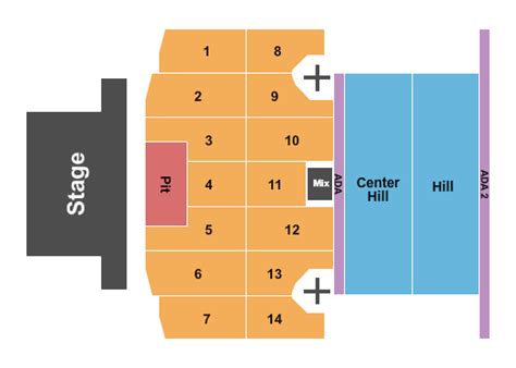 Thunder Ridge Nature Arena Seating Chart Seat Map