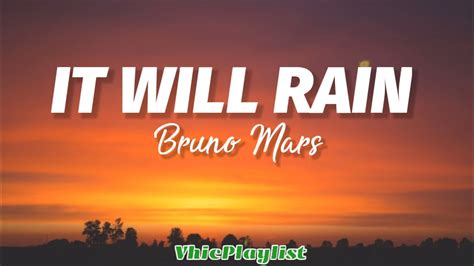 It Will Rain - Bruno Mars (Lyrics) Chords - Chordify