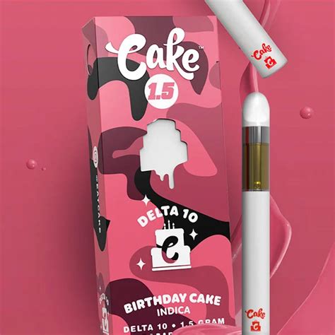 Cake D 10 Disposable Vape 15g 1 Count Cbd Stone Smokes