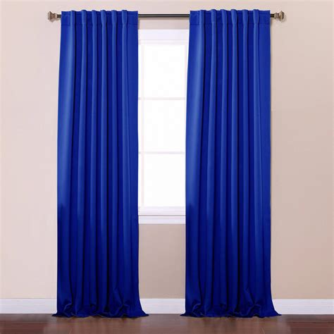 Best Home Fashion Blackout Curtain Panel Royal Blue Homedecor Blue