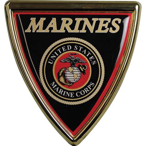 Marines Chrome Auto Emblem Car Emblem Marine Corps Marine