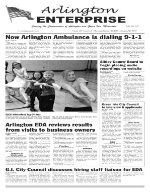 Fillable Online Arlington City Council Hires 3rd Full Time Police