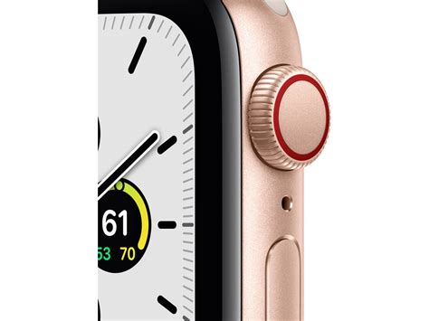 Apple Watch Se Gps Cellular Mm Dourado Bracelete Desportiva Luz