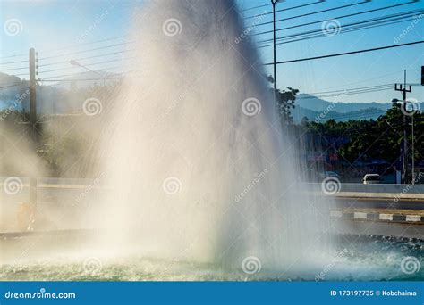 Mae Khachan Hot Spring In Chiang Rai Province Stock Image Image Of