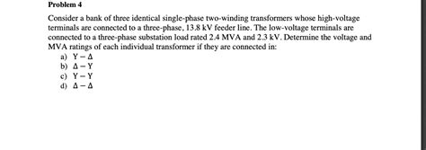 Solved Problem 4 Consider A Bank Of Three Identical Chegg