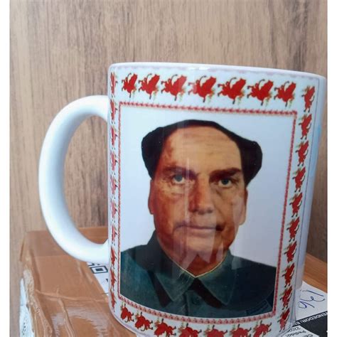 Caneca Louro Jos Comunista Feat Bolsots Escorrega O Pre O