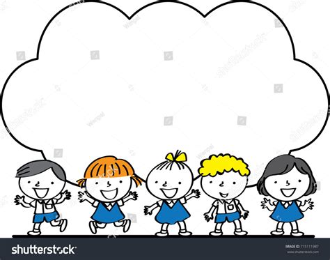 Kids Border Background Stock Vector (Royalty Free) 715111987 | Shutterstock