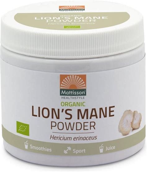 Mattisson Biologische Lion S Mane Poeder 100 G Bol