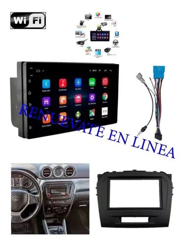 Radio Android Bisel Pulgadas Suzuki Vitara C Mara Cuotas Sin