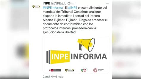 El Instituto Penitenciario De Per Dispone La Inmediata Libertad De