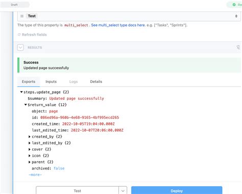 Bug Notion Update Page Pageid Prop Returns Error On Async Options