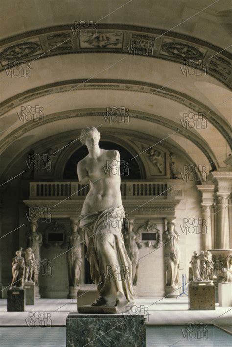 Gallery Of Statues Louvre Museum Paris Ist