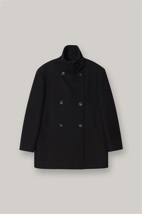 Classic Pea Coat Navy Ofc Simple Yet Unordinary