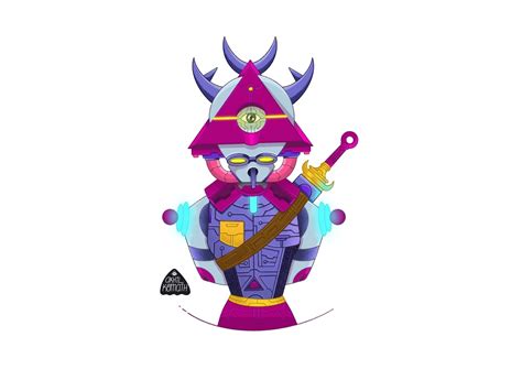 Cyber Samurai by Akhil Komath on Dribbble