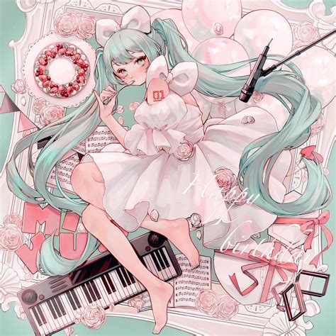 初音ミク「 初音ミク誕生祭2022 初音ミク生誕祭2022 初音ミク ̗̀ 𝐻 」 しいろのイラスト