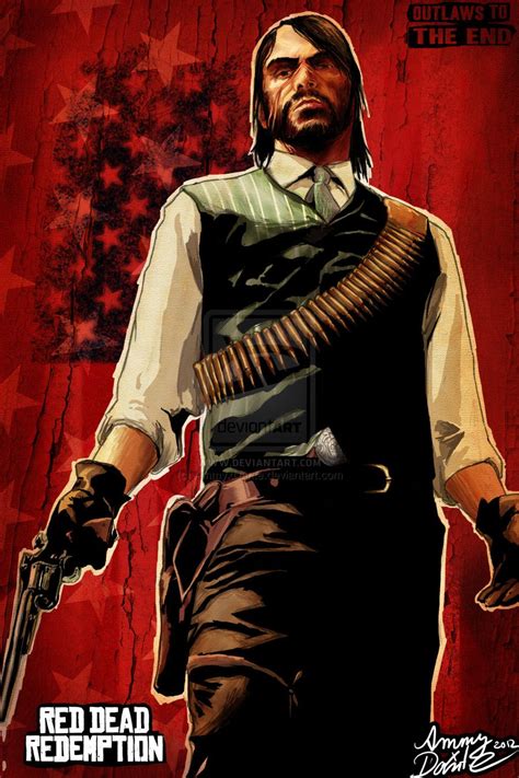 John Marston By Ammyxdante On Deviantart Red Dead Redemption Art Red