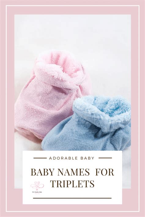 Baby names for triplets - The Perfect set for them with meaning and origin.