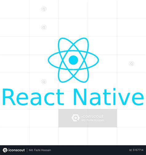 React Native Logo Logo Animated Icon download in JSON, LOTTIE or MP4 format