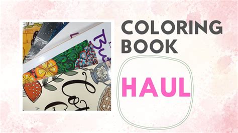 This Summer S Coloring Book Haul Adult Coloring YouTube