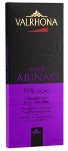 Valrhona Abinao Dark Chocolate Bar Photobridge