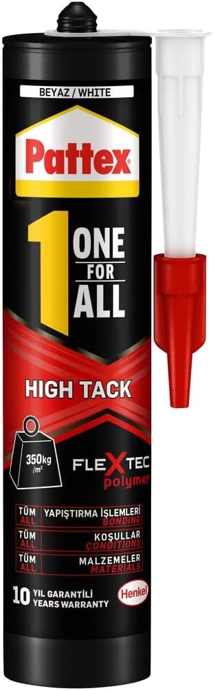 Pattex One For All High Tack Montaj Yapıştırıcısı 460g Amazon tr