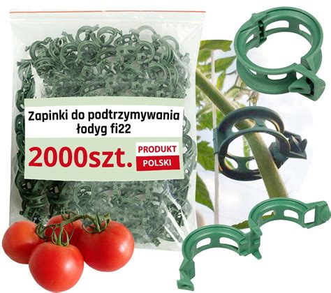 Zapinki klipsy do POMIDORÓW fasoli pędów gron 2000 7186944068 Allegro pl