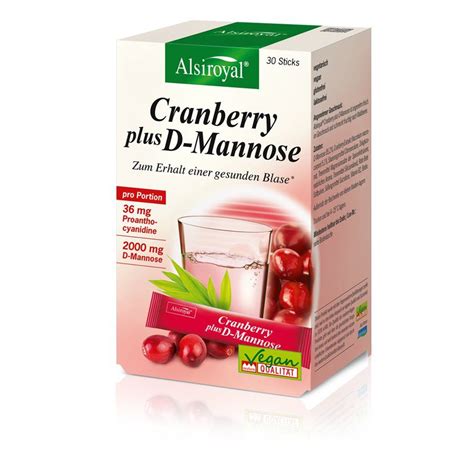 Alsiroyal Cranberry Plus D Mannose Sticks G Shop Apotheke