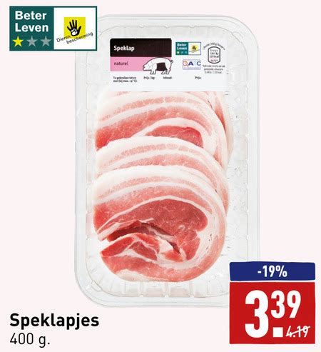 Speklapjes Folder Aanbieding Bij Aldi Details