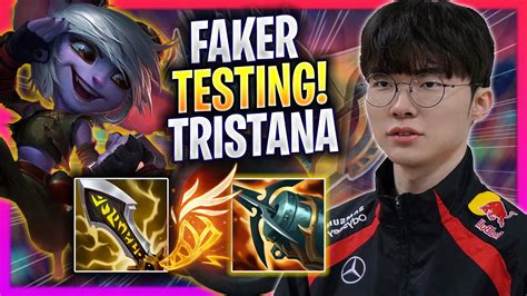 Faker Testing Tristana Mid In Korea Soloq T Faker Plays Tristana