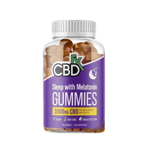 Cbd Edibles Broad Spectrum Sleep Gummies With Melatonin Mg By