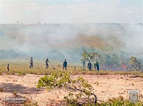 Destacamento Militar Norte Sofoca Incendio En Puerto Cabezas