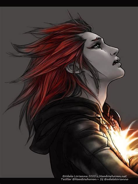 Kingdom Hearts Axel Lea Art Print heartless - Etsy