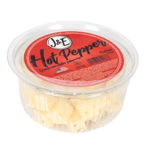 J E Queso Hot Pepper Cubos 170 G DIACO FOODS