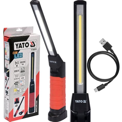 YATO Lampa warsztatowa AKU LED COB 5W YT 08518 YT 08518 za 138 70 zł z