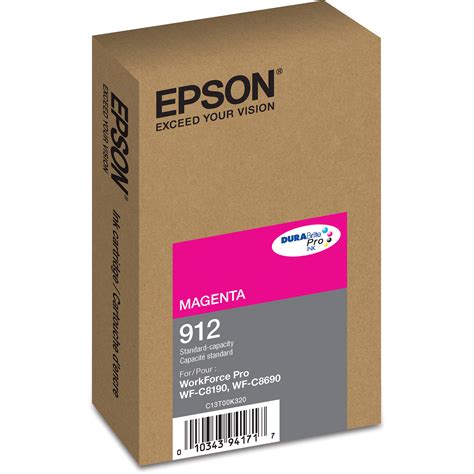 Epson DURABrite Pro 912 Standard Capacity Magenta Ink T912320