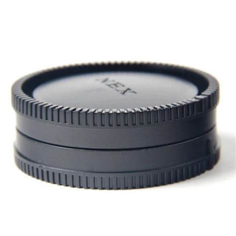 Body And Rear Lens Caps For SONY E Mount Camera Lens NEX3 NEX5 NEX7