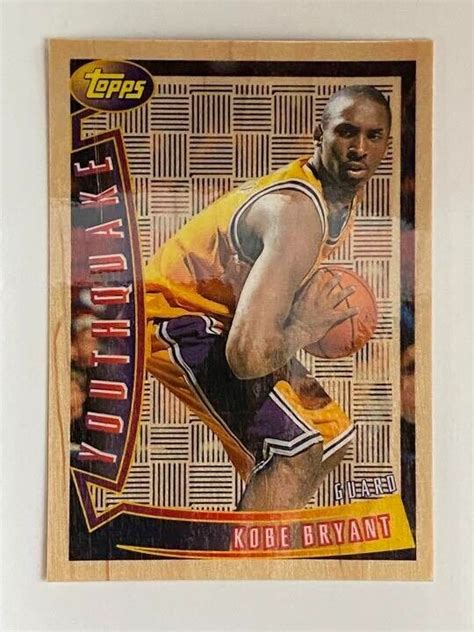 Topps Youthquake Yq Kobe Bryant Rookie With Free Ship Ebay