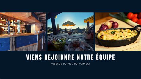 Le Pied Du Hohneck Recrute Le Pied Du Hohneck Le Pied Du Hohneck