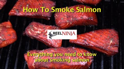 How To Marinade And Smoke Salmon Reel Ninja Smoked Salmon Youtube