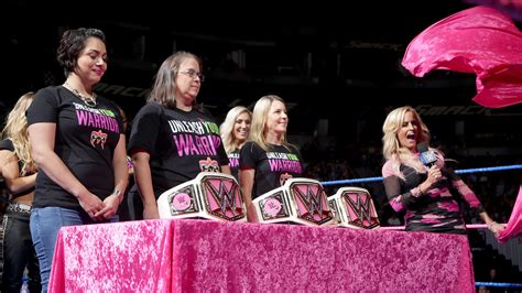 The SmackDown Women’s division honored brave breast cancer survivors ...