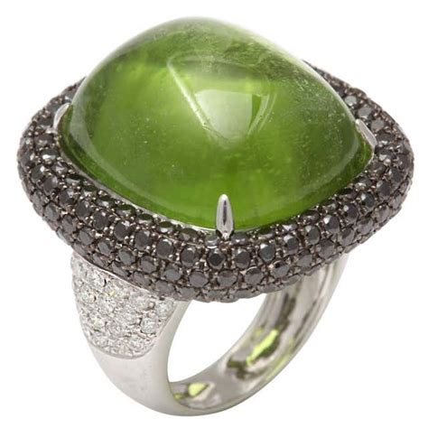 Massive Peridot Ring at 1stDibs