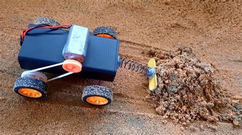 How To Make Dc Motor Car At Home Diy Homemade Bulldozer YouTube