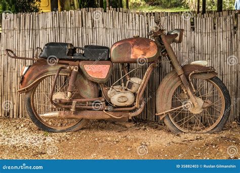 Rusty Motorcycle Stock Photos Image 35882403