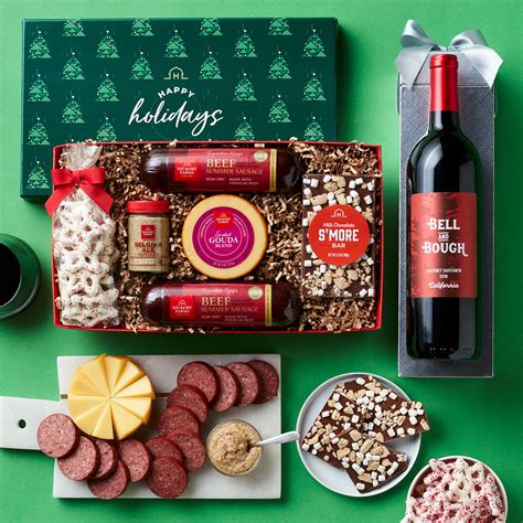 Happy Holiday Flavors And Wine T Set Hickory Farms